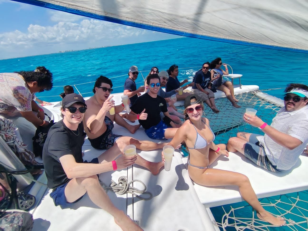 Catamaran tour to Isla Mujeres